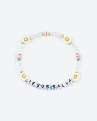 Pulseira de Letras - Jesus Salva