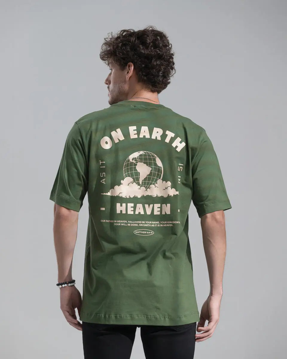 T-shirt Unissex Heaven On Earth - Camiseta Cristã