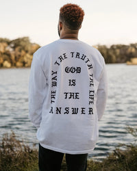 Long Sleeve Unissex Jesus Saves - Camiseta Cristã